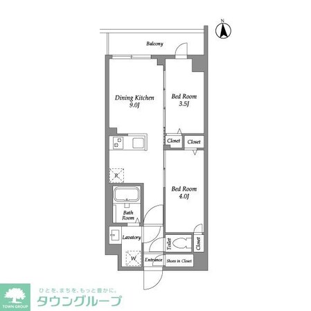 ザ・グラヴィティ新宿の物件間取画像
